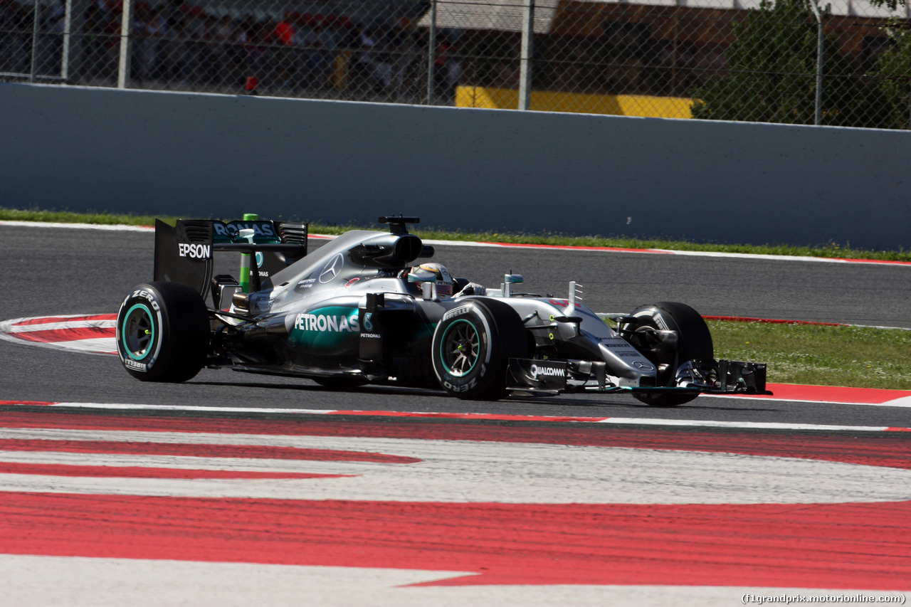 GP SPAGNA, 13.05.2016 - Prove Libere 1, Nico Rosberg (GER) Mercedes AMG F1 W07 Hybrid