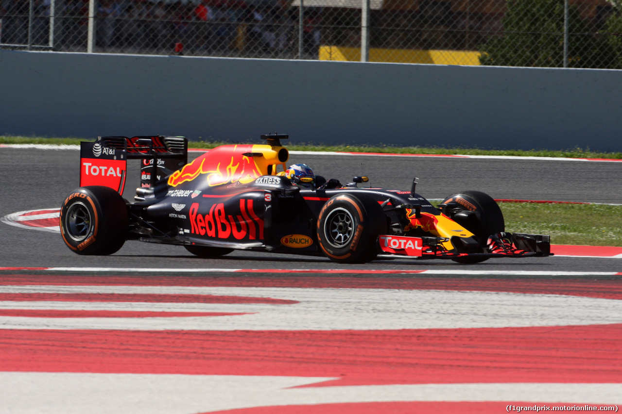 GP SPAGNA, 13.05.2016 - Prove Libere 1, Daniel Ricciardo (AUS) Red Bull Racing RB12