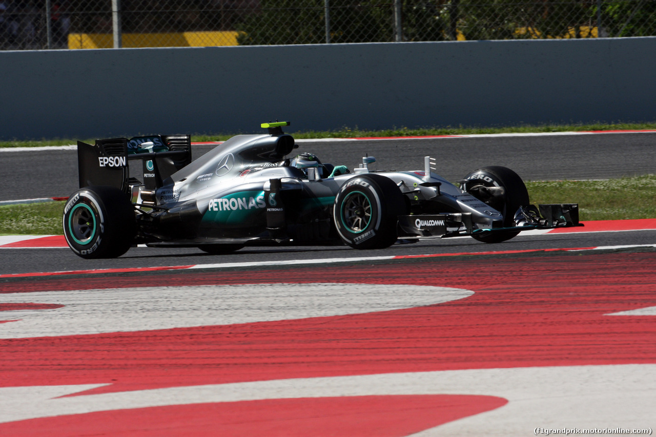 GP SPAGNA, 13.05.2016 - Prove Libere 1, Nico Rosberg (GER) Mercedes AMG F1 W07 Hybrid