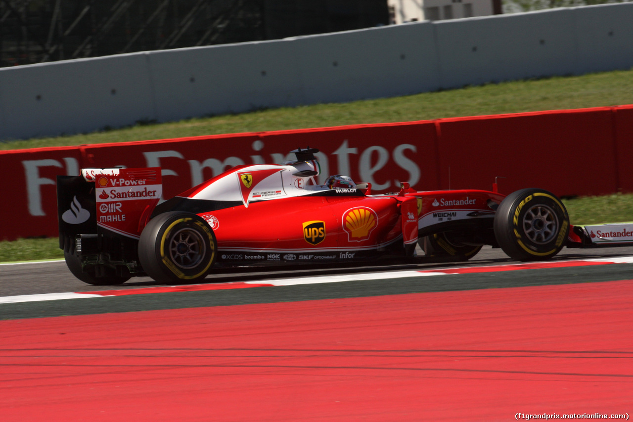 GP SPAGNA, 13.05.2016 - Prove Libere 1, Sebastian Vettel (GER) Ferrari SF16-H