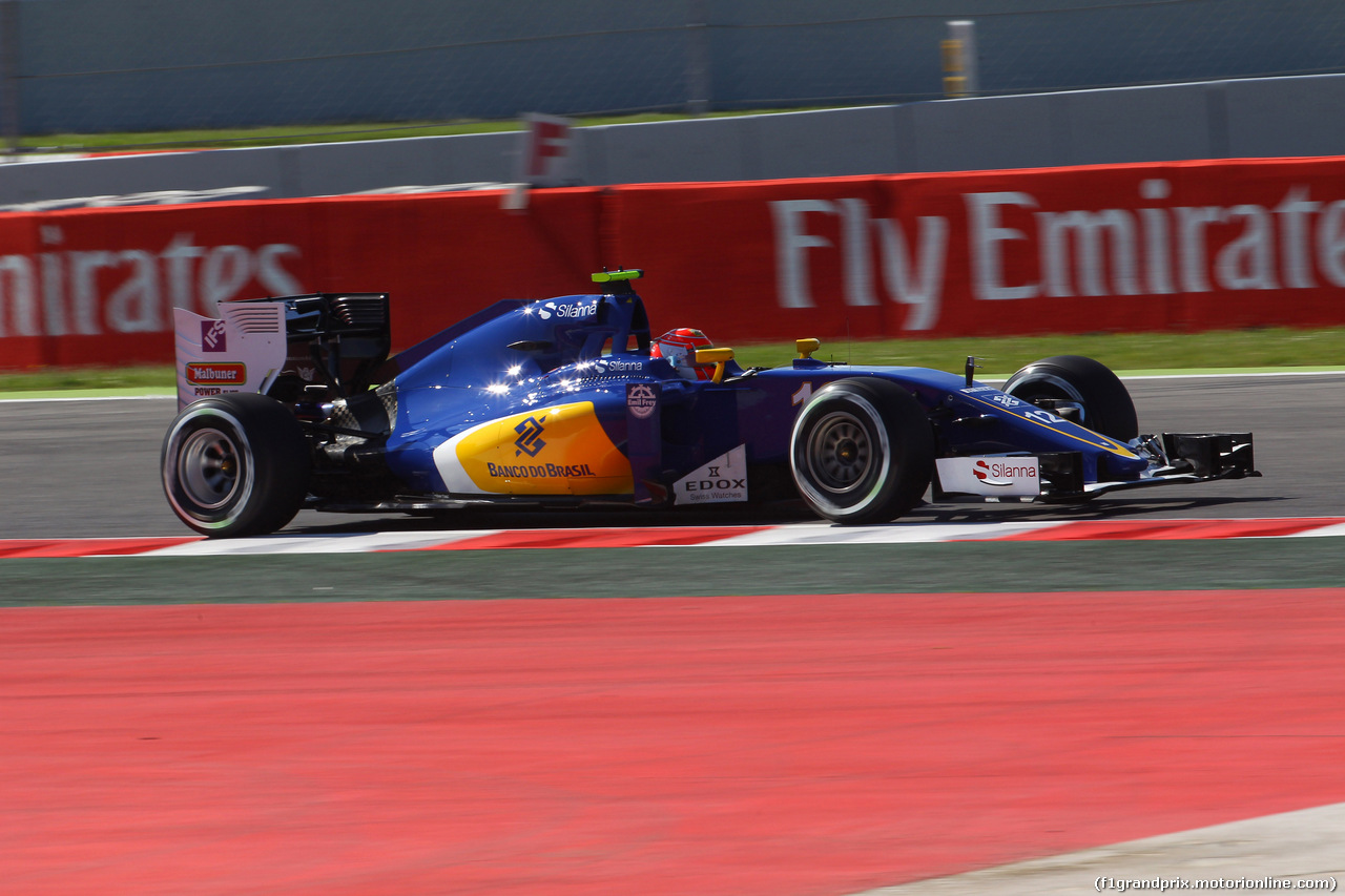 GP SPAGNA, 13.05.2016 - Prove Libere 1, Felipe Nasr (BRA) Sauber C34