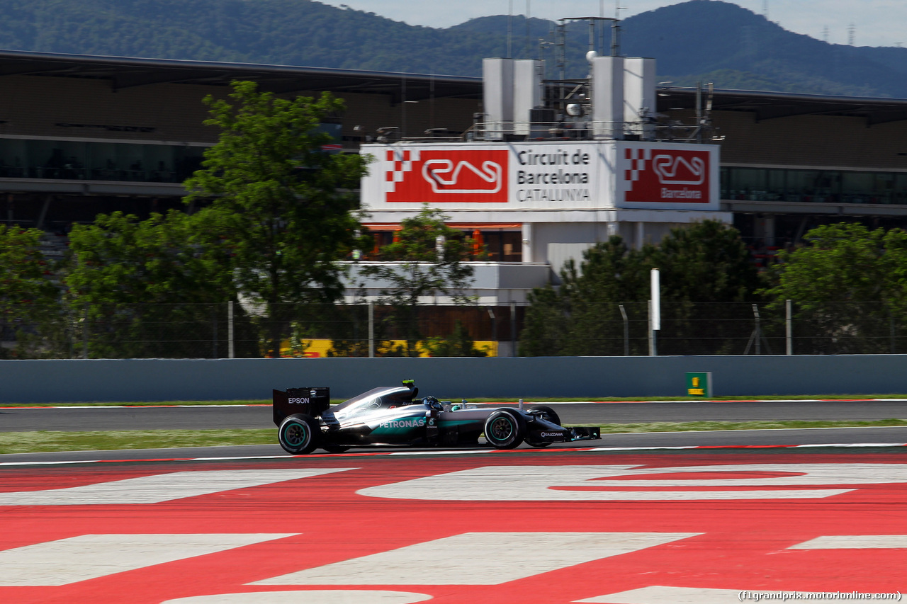GP SPAGNA, 13.05.2016 - Prove Libere 1, Nico Rosberg (GER) Mercedes AMG F1 W07 Hybrid