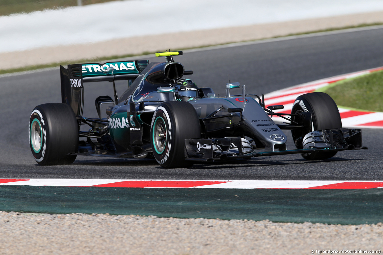 GP SPAGNA, 13.05.2016 - Prove Libere 1, Nico Rosberg (GER) Mercedes AMG F1 W07 Hybrid
