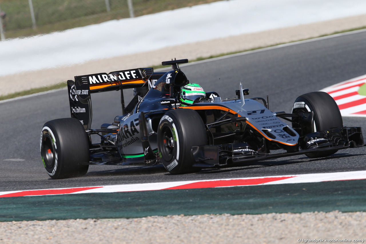 GP SPAGNA, 13.05.2016 - Prove Libere 1, Nico Hulkenberg (GER) Sahara Force India F1 VJM09