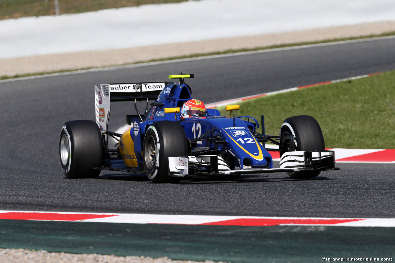 GP SPAGNA, 13.05.2016 - Prove Libere 1, Felipe Nasr (BRA) Sauber C34