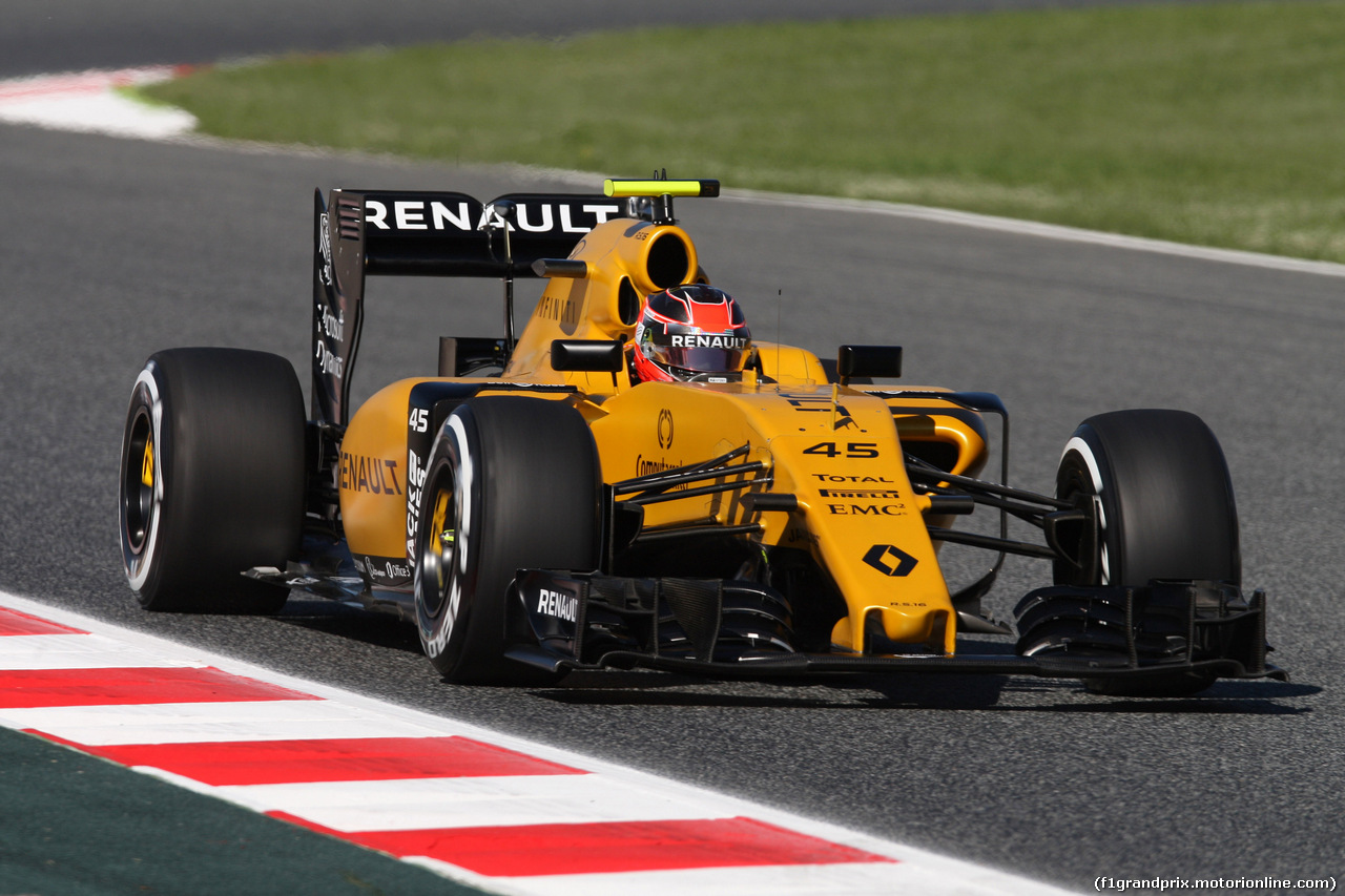 GP SPAGNA, 13.05.2016 - Prove Libere 1, Esteban Ocon (FRA) Renault Sport Formula One Team Test Driver