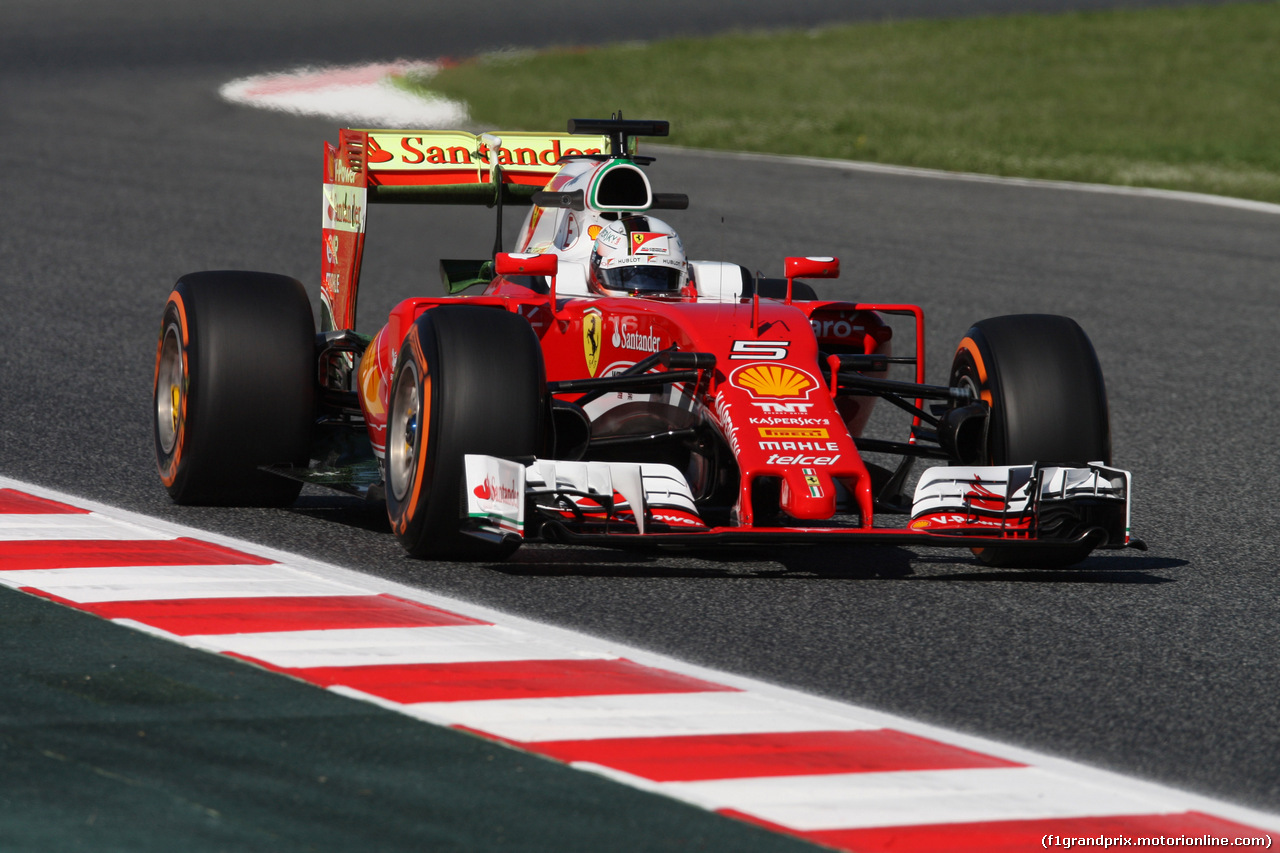 GP SPAGNA, 13.05.2016 - Prove Libere 1, Sebastian Vettel (GER) Ferrari SF16-H