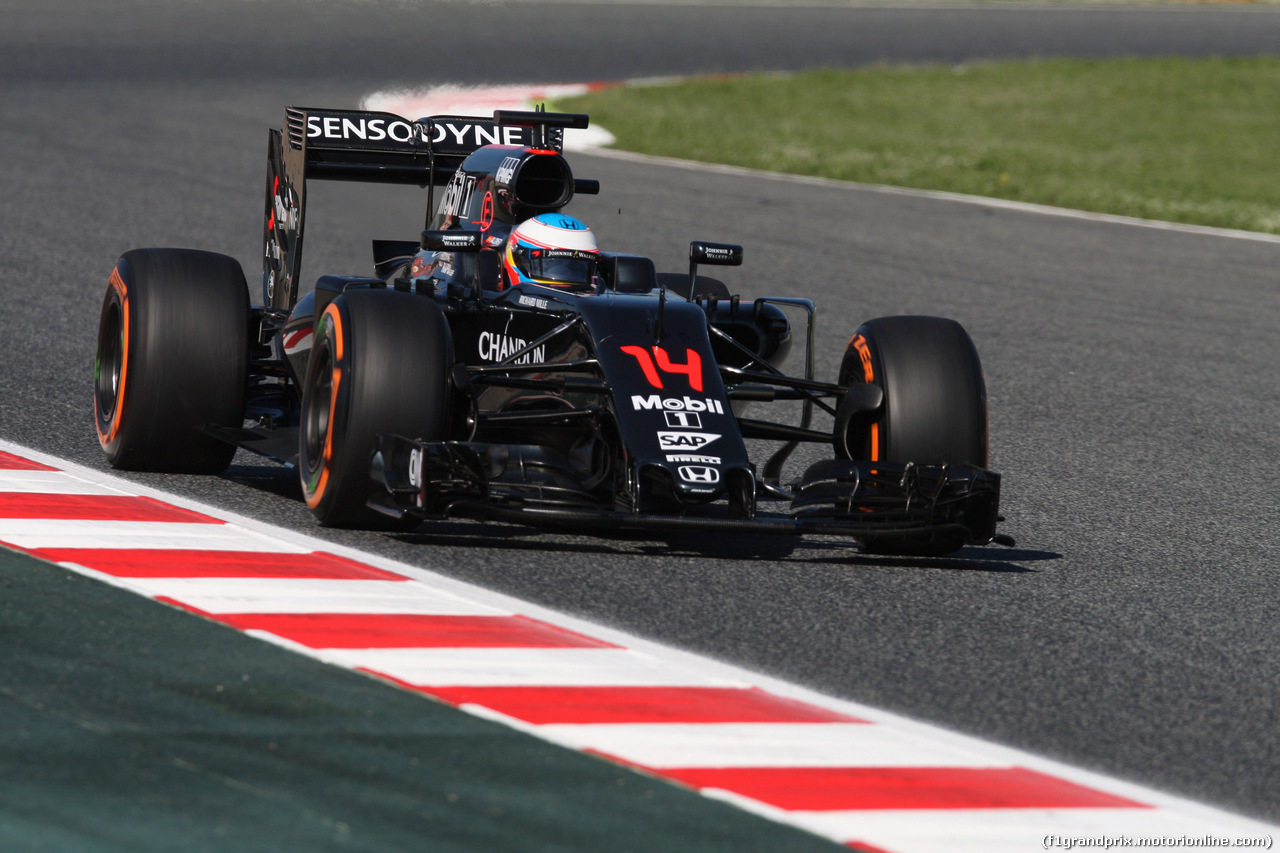GP SPAGNA, 13.05.2016 - Prove Libere 1, Fernando Alonso (ESP) McLaren Honda MP4-31