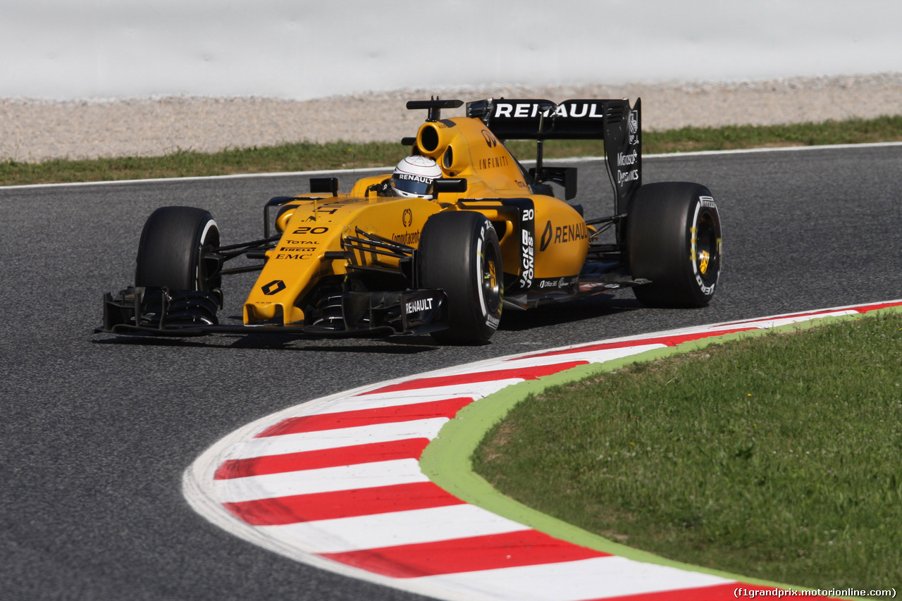 GP SPAGNA, 13.05.2016 - Prove Libere 1, Kevin Magnussen (DEN) Renault Sport F1 Team RS16