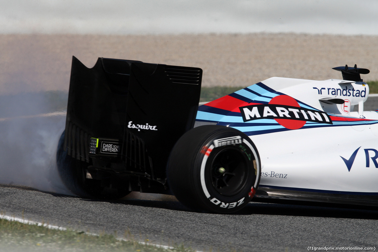 GP SPAGNA, 13.05.2016 - Prove Libere 1, Felipe Massa (BRA) Williams FW38 spins