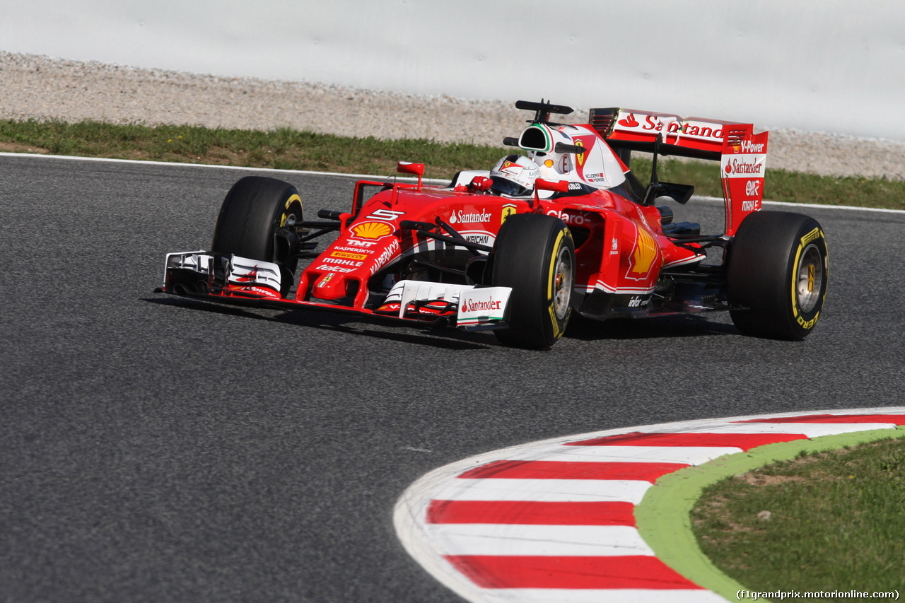 GP SPAGNA, 13.05.2016 - Prove Libere 1, Sebastian Vettel (GER) Ferrari SF16-H