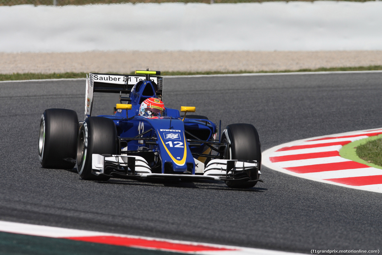 GP SPAGNA, 13.05.2016 - Prove Libere 1, Felipe Nasr (BRA) Sauber C34