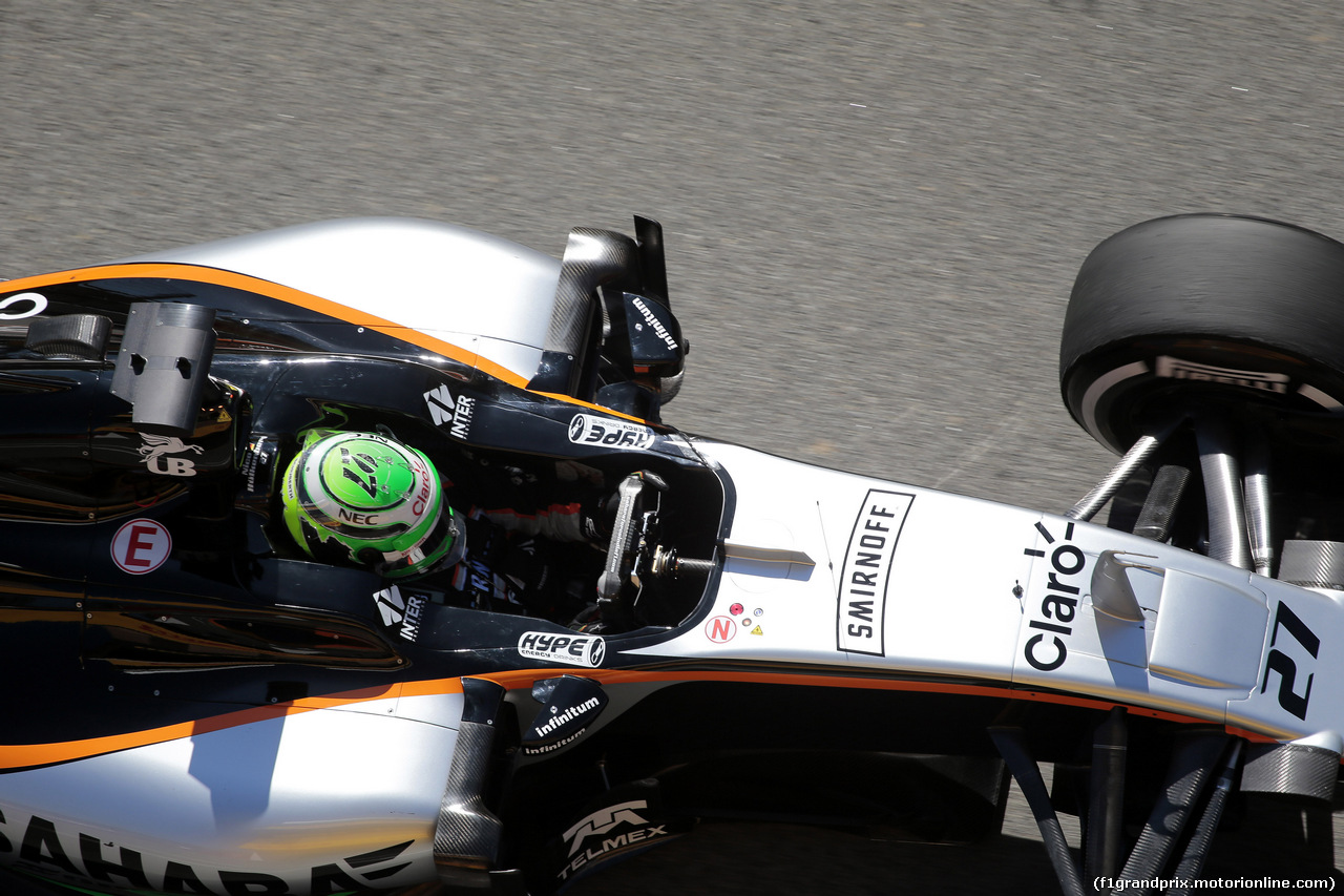 GP SPAGNA, 13.05.2016 - Prove Libere 1, Nico Hulkenberg (GER) Sahara Force India F1 VJM09