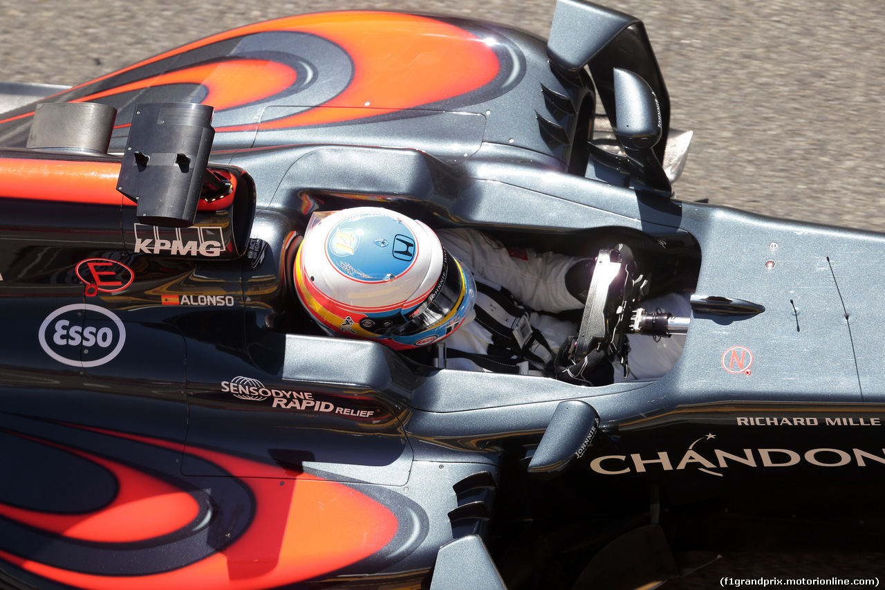 GP SPAGNA, 13.05.2016 - Prove Libere 1, Fernando Alonso (ESP) McLaren Honda MP4-31