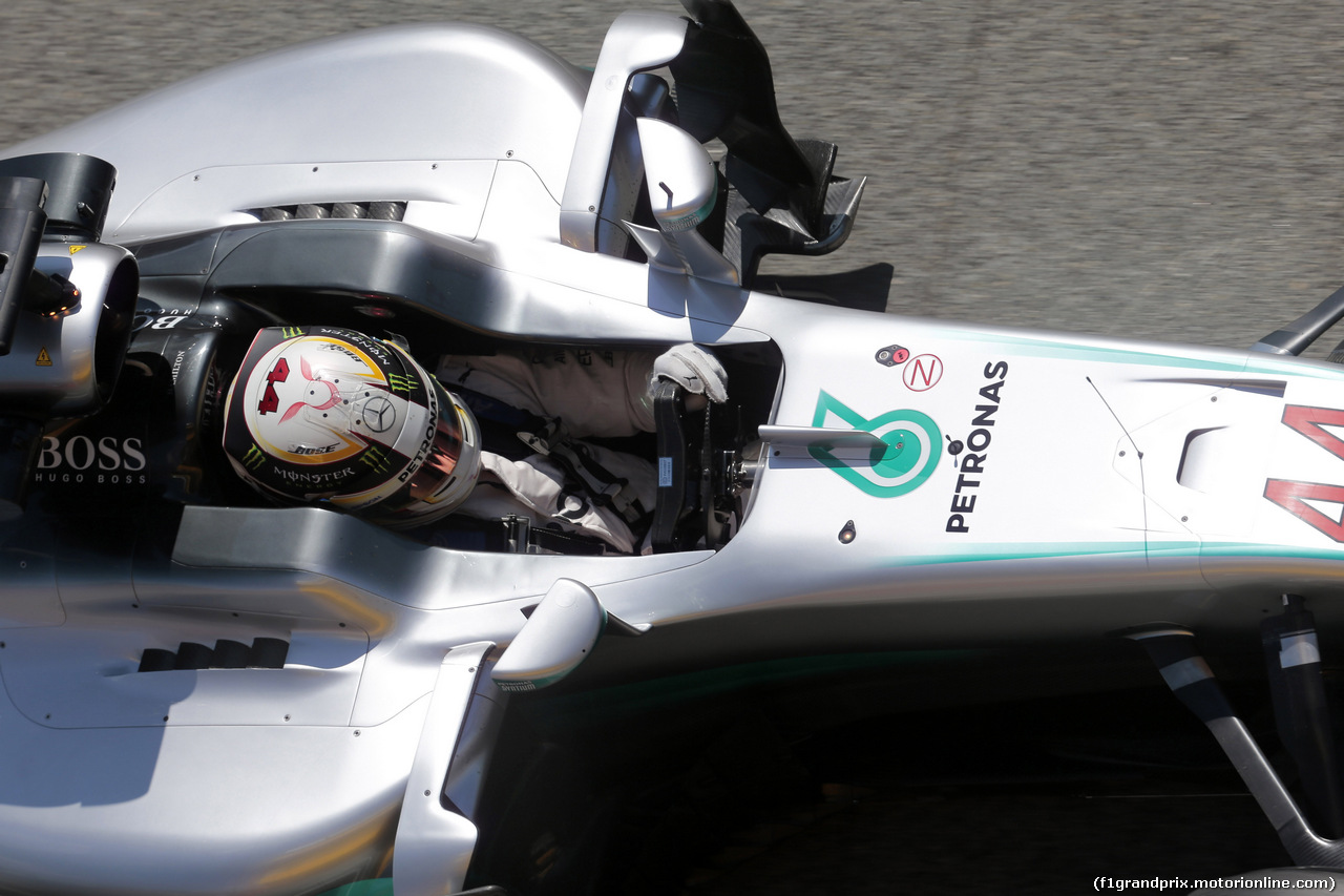 GP SPAGNA, 13.05.2016 - Prove Libere 1, Lewis Hamilton (GBR) Mercedes AMG F1 W07 Hybrid