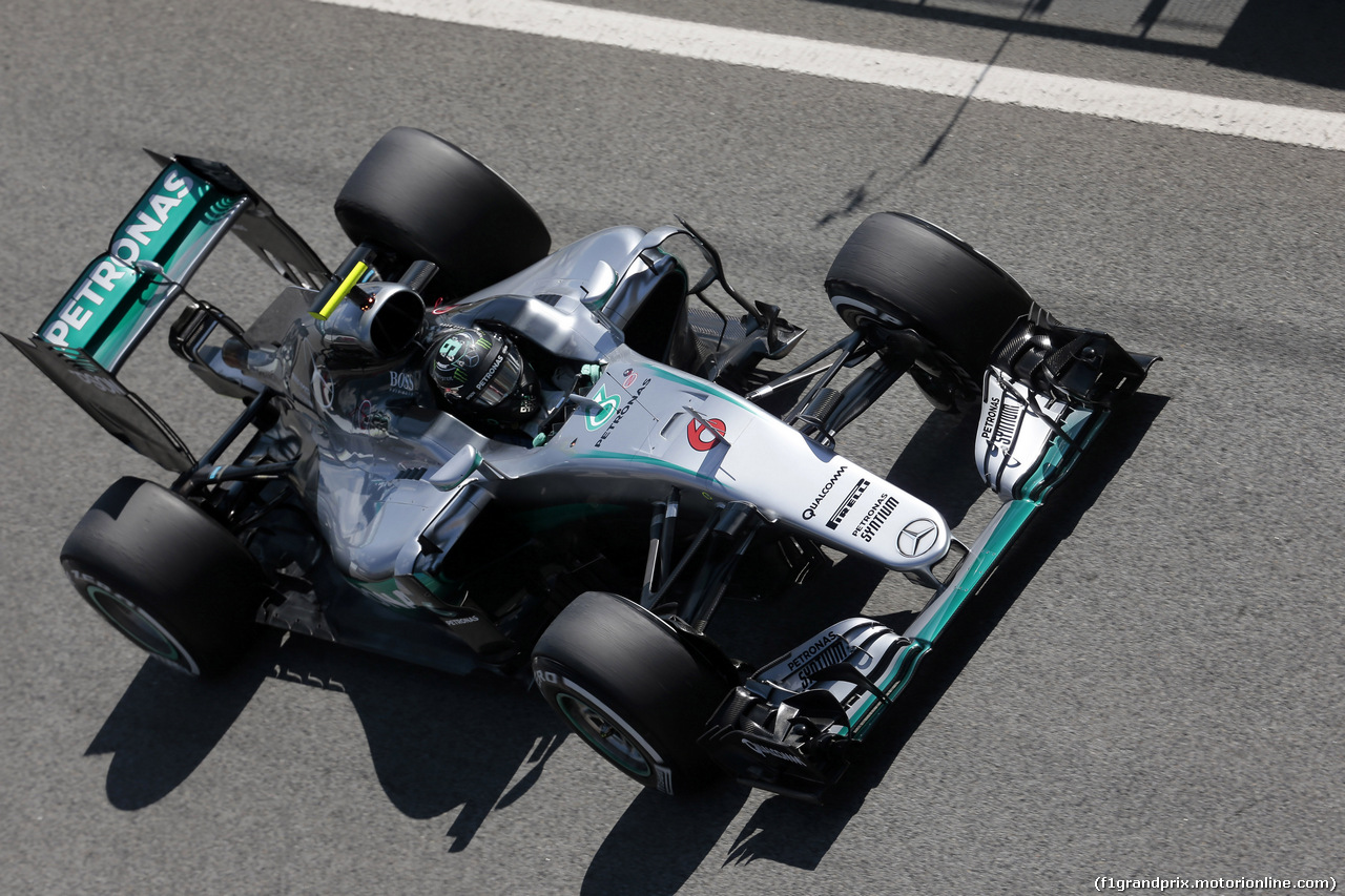 GP SPAGNA, 13.05.2016 - Prove Libere 1, Nico Rosberg (GER) Mercedes AMG F1 W07 Hybrid
