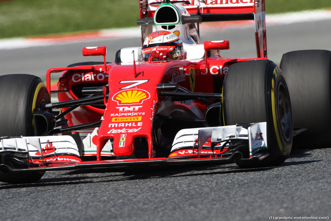 GP SPAGNA, 13.05.2016 - Prove Libere 1, Kimi Raikkonen (FIN) Ferrari SF16-H