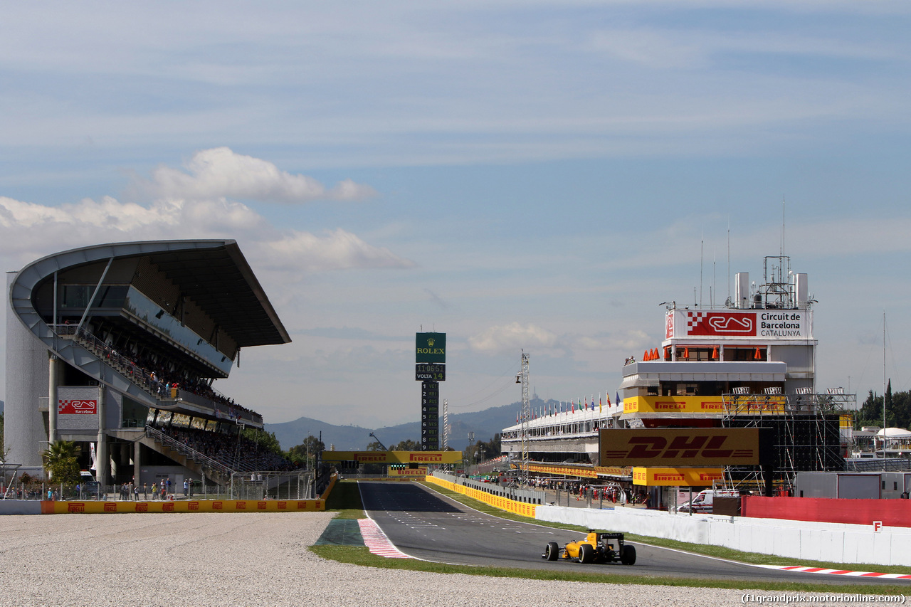 GP SPAGNA, 13.05.2016 - Prove Libere 1, Kevin Magnussen (DEN) Renault Sport F1 Team RS16