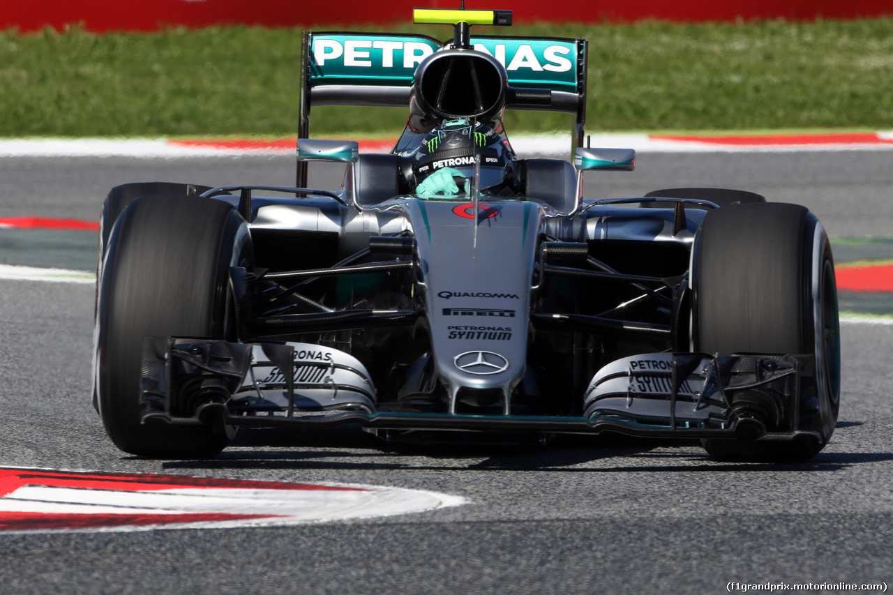 GP SPAGNA, 13.05.2016 - Prove Libere 1, Nico Rosberg (GER) Mercedes AMG F1 W07 Hybrid