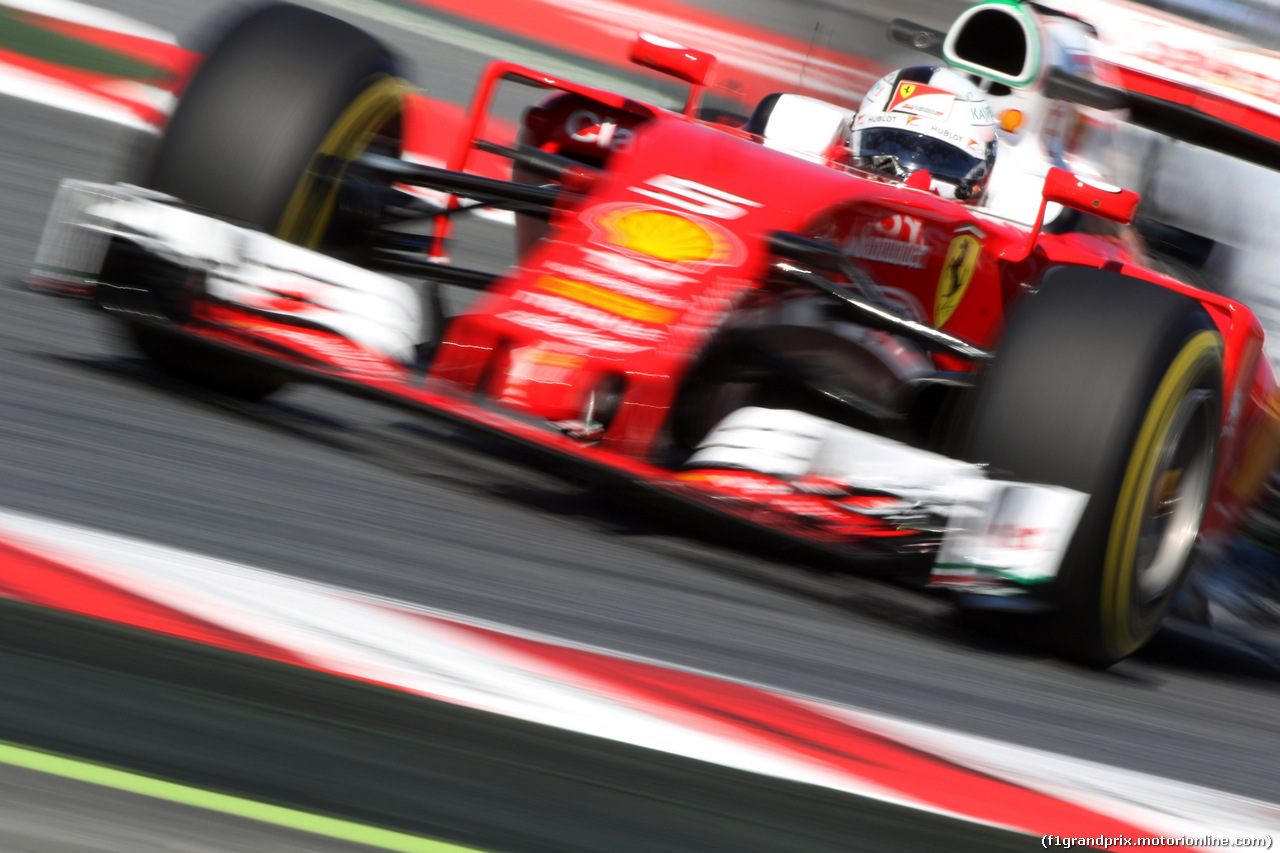 GP SPAGNA, 13.05.2016 - Prove Libere 1, Sebastian Vettel (GER) Ferrari SF16-H