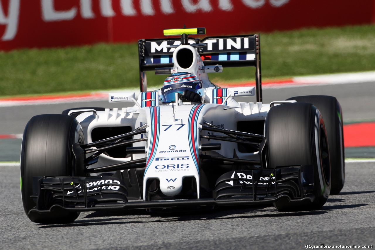 GP SPAGNA, 13.05.2016 - Prove Libere 1, Valtteri Bottas (FIN) Williams FW38