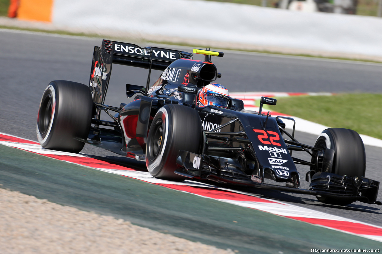 GP SPAGNA, 13.05.2016 - Prove Libere 1, Jenson Button (GBR)  McLaren Honda MP4-31