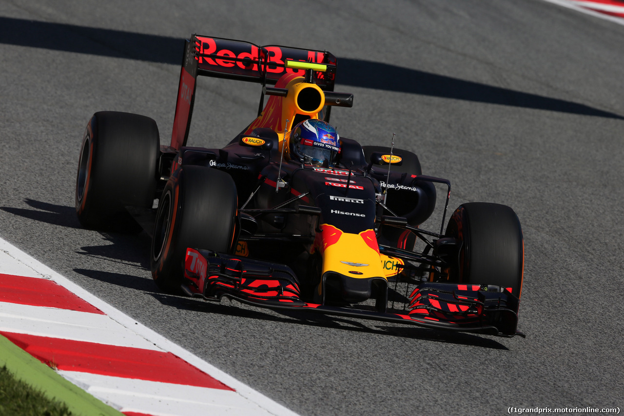 GP SPAGNA, 13.05.2016 - Prove Libere 1, Max Verstappen (NED) Red Bull Racing RB12