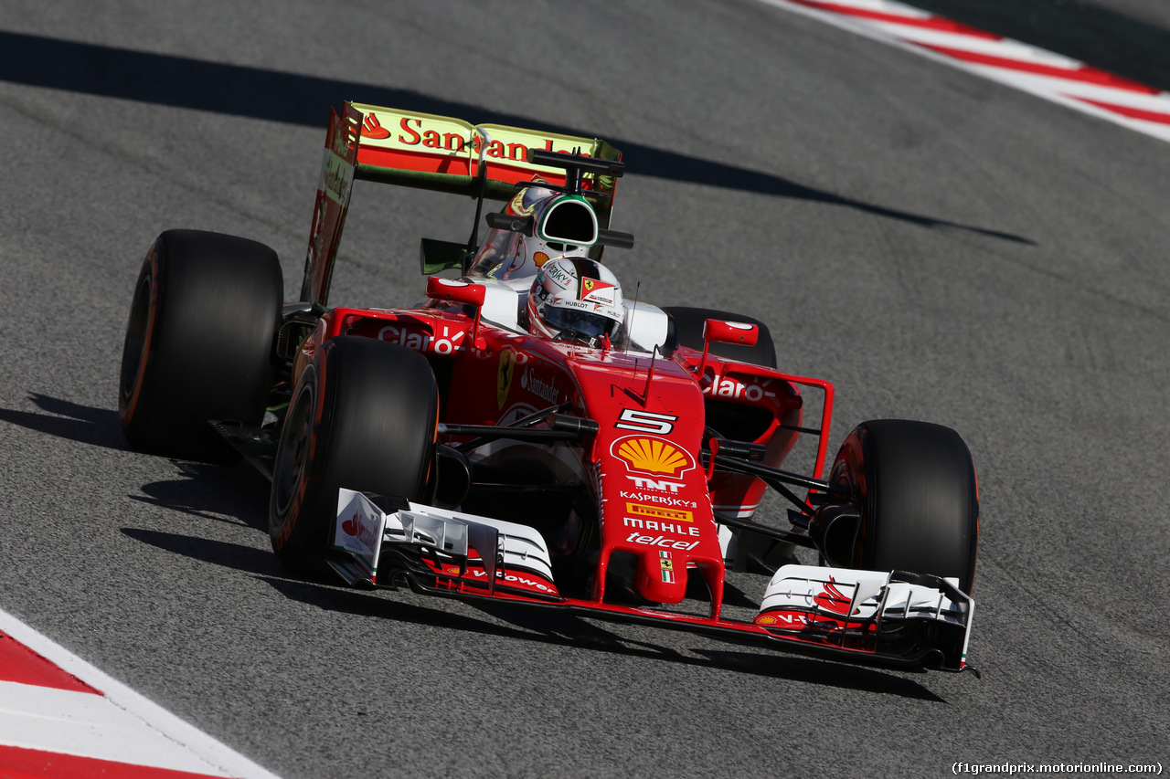 GP SPAGNA, 13.05.2016 - Prove Libere 1, Sebastian Vettel (GER) Ferrari SF16-H