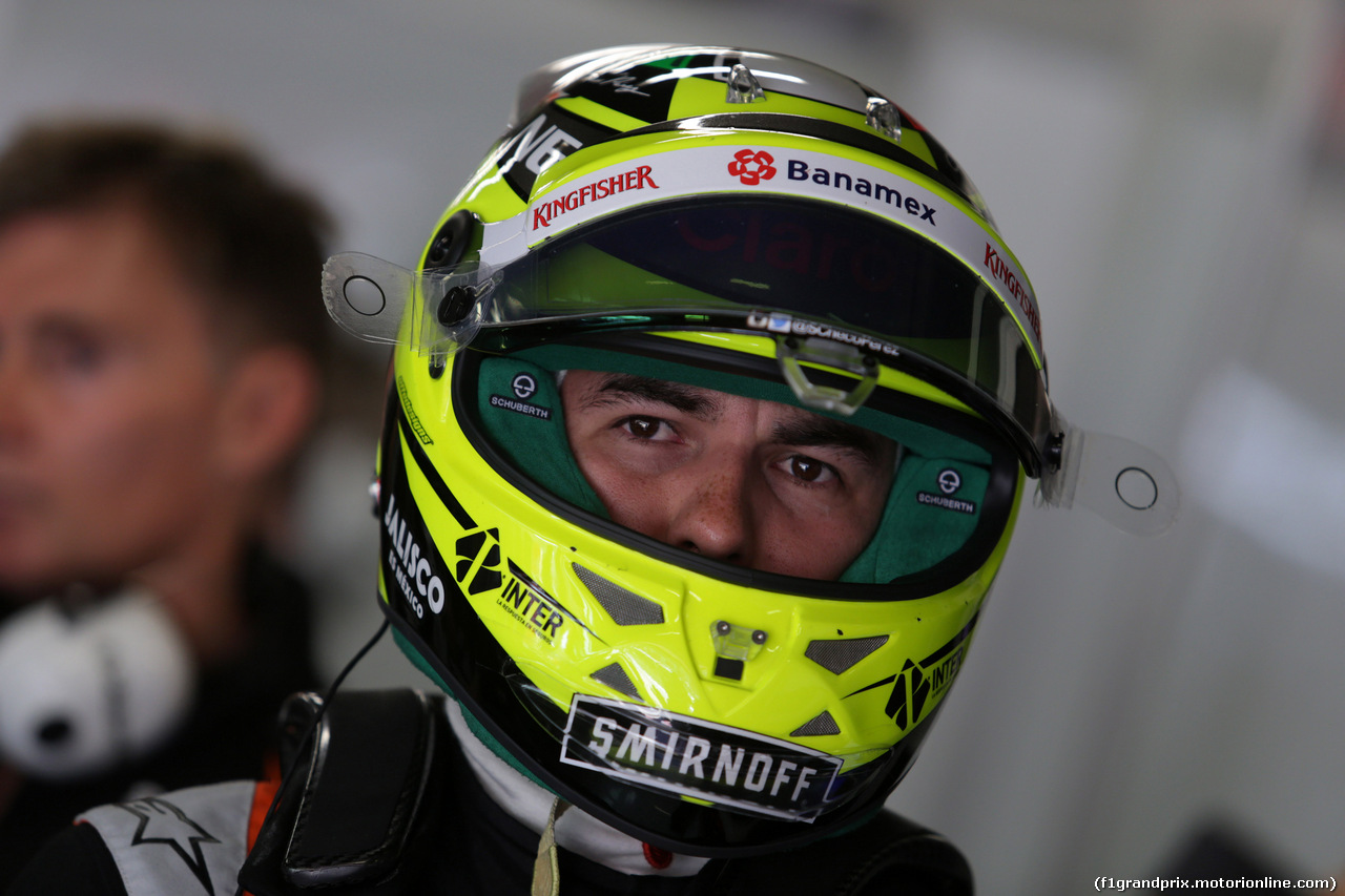 GP SPAGNA, 13.05.2016 - Prove Libere 1, Sergio Perez (MEX) Sahara Force India F1 VJM09