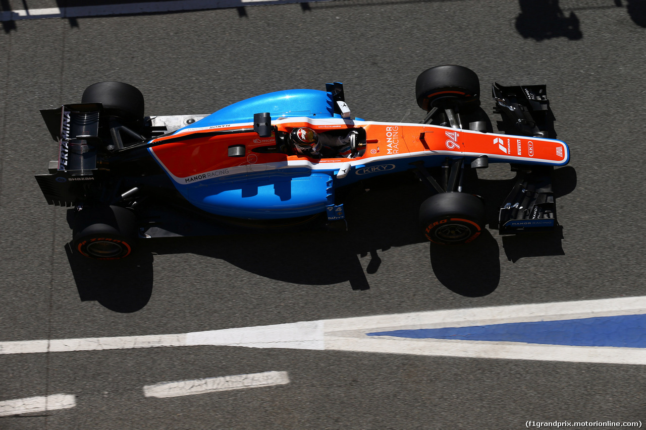 GP SPAGNA, 13.05.2016 - Prove Libere 1, Pascal Wehrlein (GER) Manor Racing MRT05