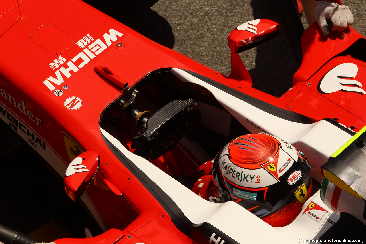 GP SPAGNA, 13.05.2016 - Prove Libere 2, Kimi Raikkonen (FIN) Ferrari SF16-H