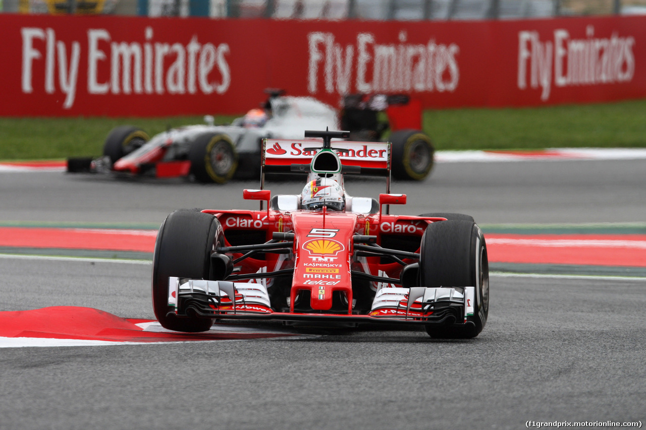 GP SPAGNA, 13.05.2016 - Prove Libere 2, Sebastian Vettel (GER) Ferrari SF16-H