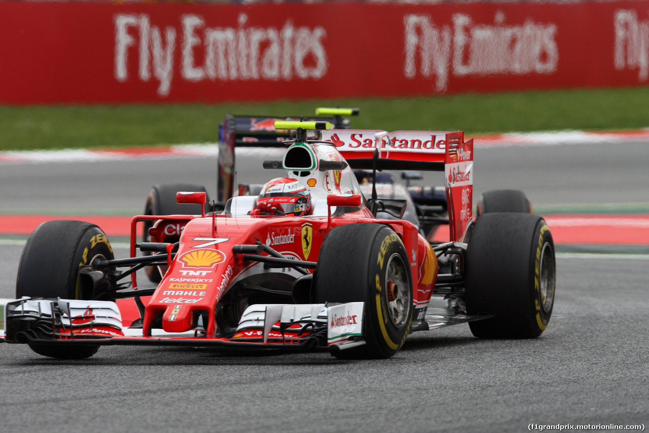 GP SPAGNA, 13.05.2016 - Prove Libere 2, Kimi Raikkonen (FIN) Ferrari SF16-H