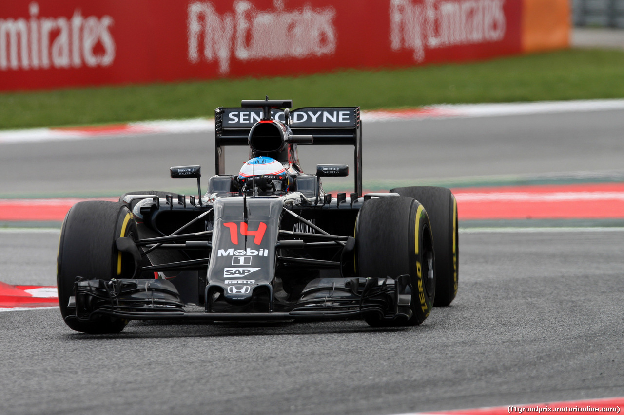 GP SPAGNA, 13.05.2016 - Prove Libere 2, Fernando Alonso (ESP) McLaren Honda MP4-31