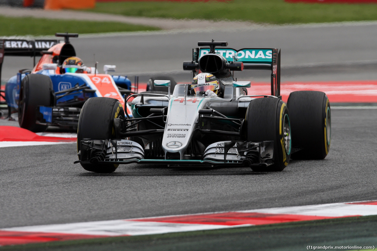 GP SPAGNA, 13.05.2016 - Prove Libere 2, Lewis Hamilton (GBR) Mercedes AMG F1 W07 Hybrid