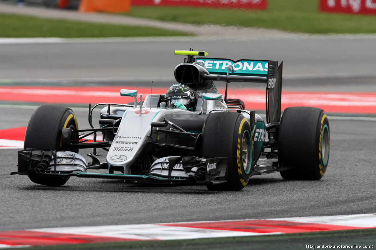 GP SPAGNA, 13.05.2016 - Prove Libere 2, Nico Rosberg (GER) Mercedes AMG F1 W07 Hybrid