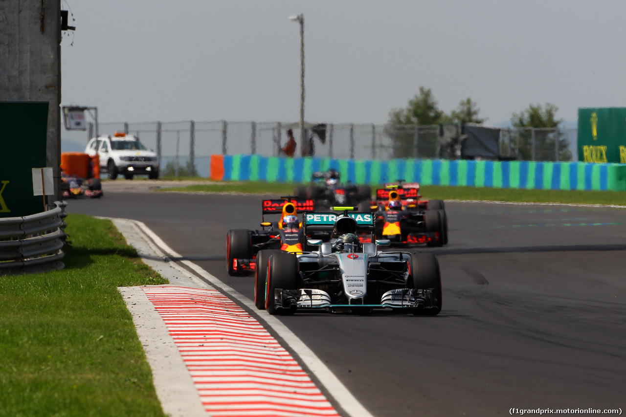 GP UNGHERIA, 24.07.2016 - Gara, Nico Rosberg (GER) Mercedes AMG F1 W07 Hybrid