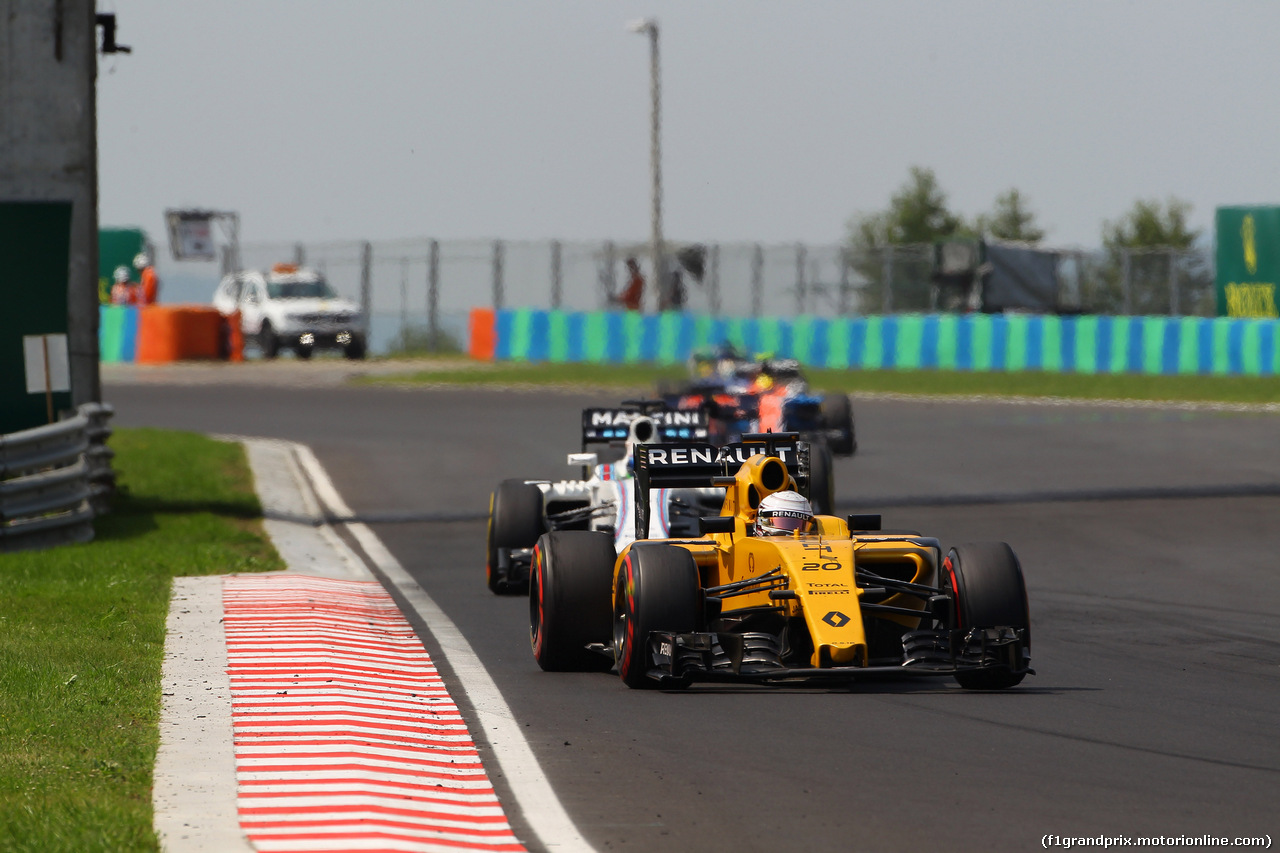 GP UNGHERIA, 24.07.2016 - Gara, Kevin Magnussen (DEN) Renault Sport F1 Team RS16