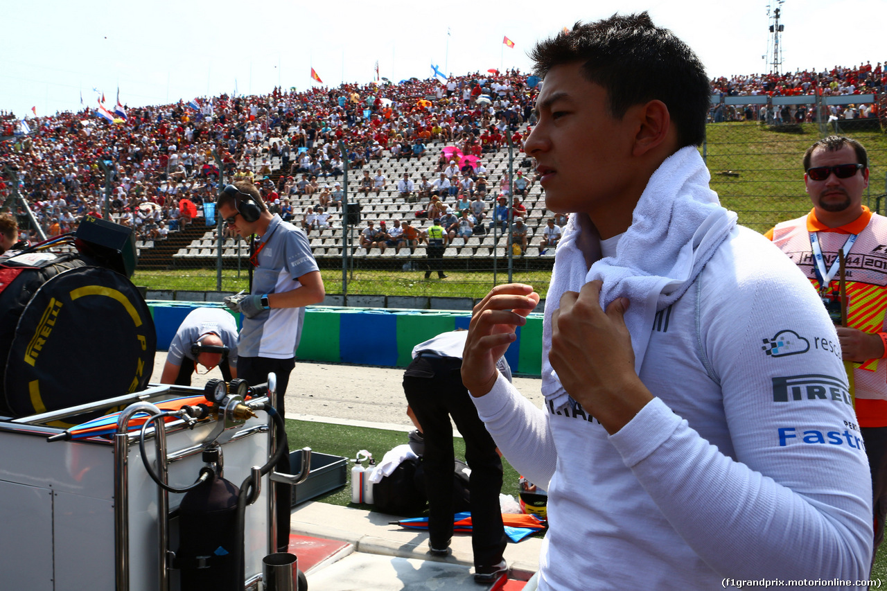 GP UNGHERIA, 24.07.2016 - Gara, Rio Haryanto (IDN) Manor Racing MRT05