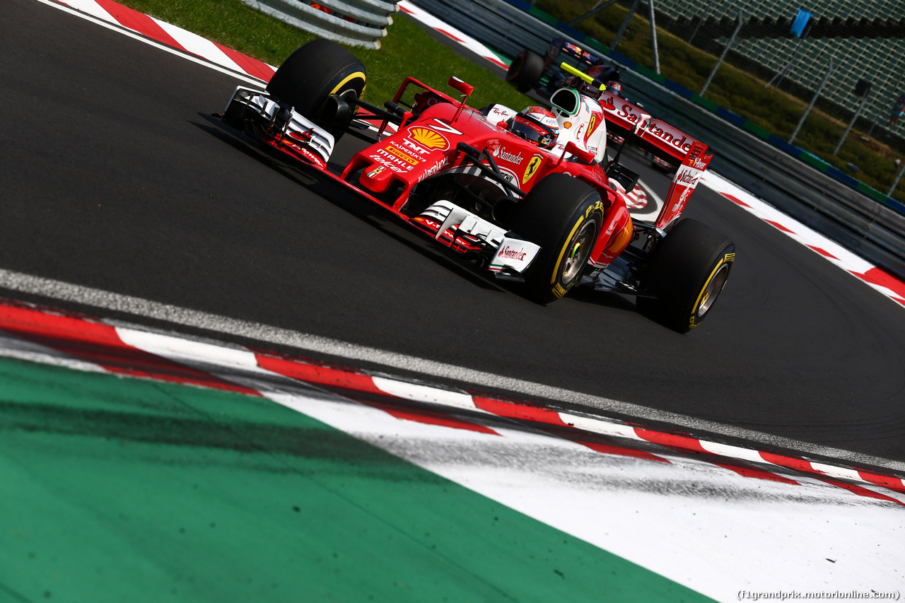 GP UNGHERIA, 24.07.2016 - Gara, Kimi Raikkonen (FIN) Ferrari SF16-H