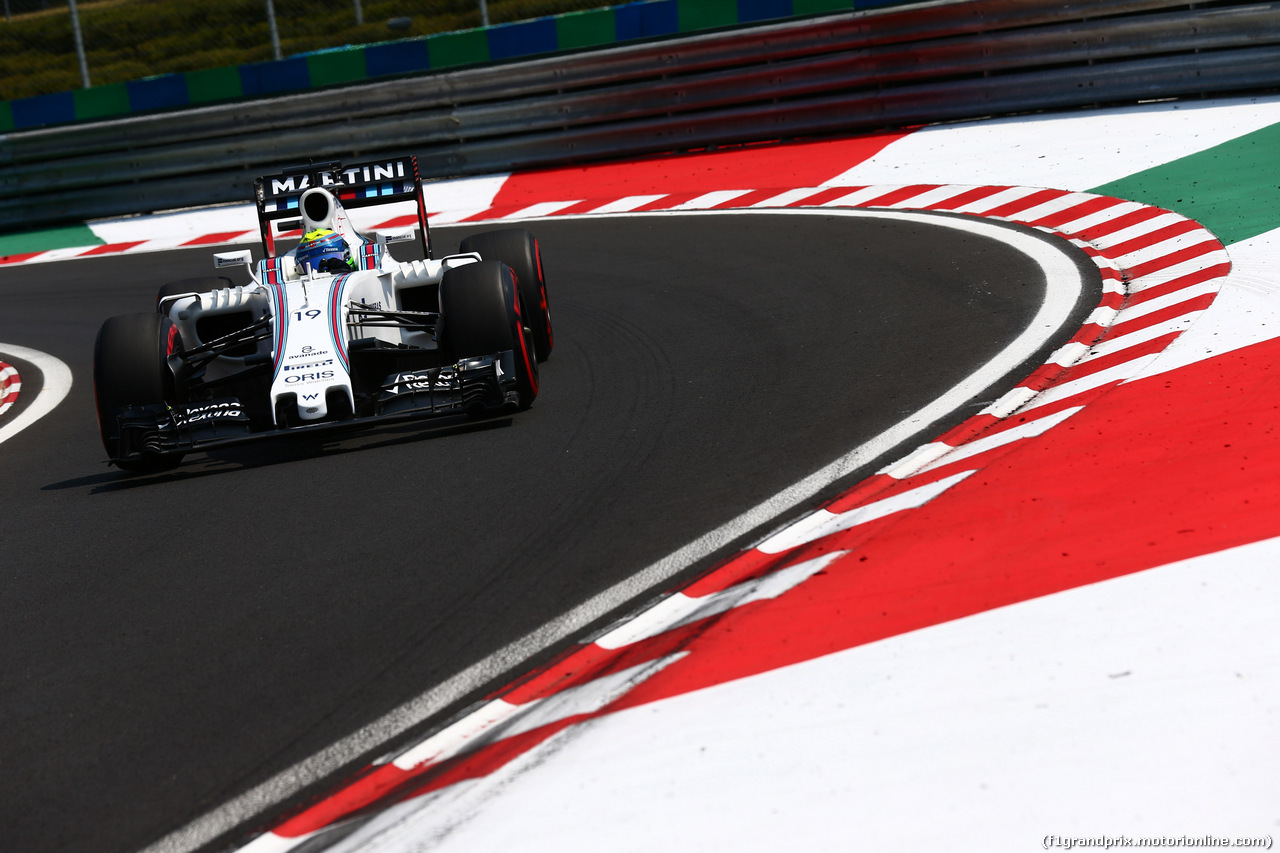 GP UNGHERIA, 24.07.2016 - Gara, Felipe Massa (BRA) Williams FW38