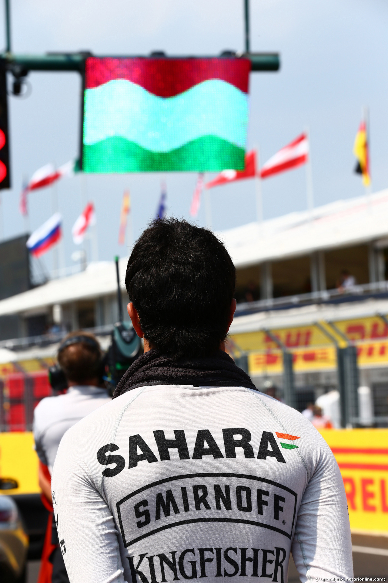 GP UNGHERIA, 24.07.2016 - Gara, Sergio Perez (MEX) Sahara Force India F1 VJM09
