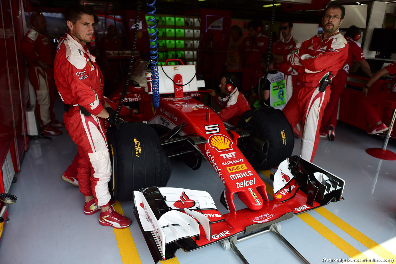 GP UNGHERIA, 24.07.2016 - Gara, Sebastian Vettel (GER) Ferrari SF16-H