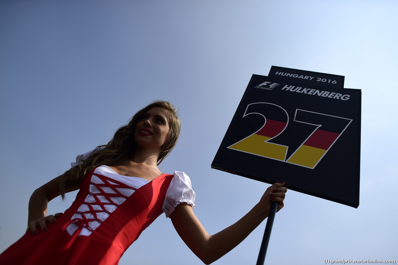GP UNGHERIA, 24.07.2016 - Gara, griglia Ragazza