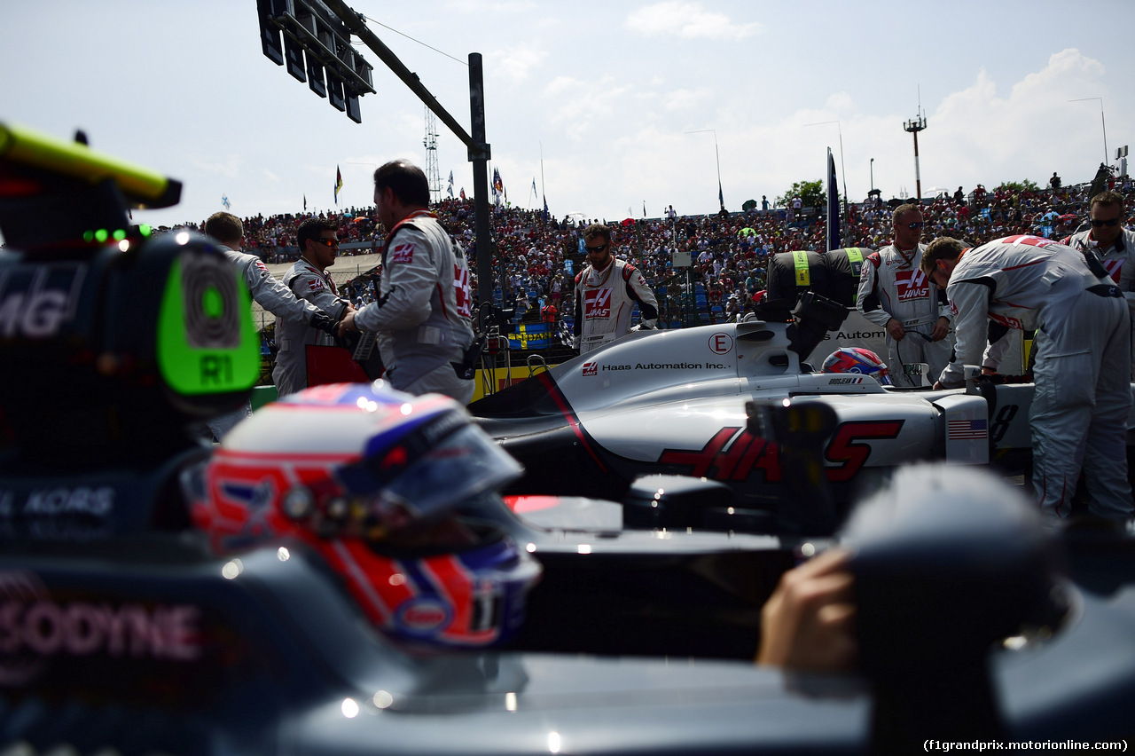 GP UNGHERIA, 24.07.2016 - Gara, Romain Grosjean (FRA) Haas F1 Team VF-16