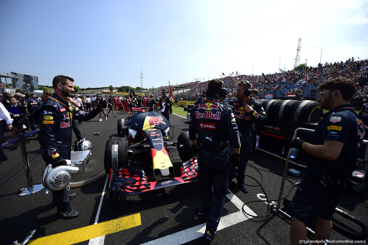 GP UNGHERIA, 24.07.2016 - Gara, Daniel Ricciardo (AUS) Red Bull Racing RB12