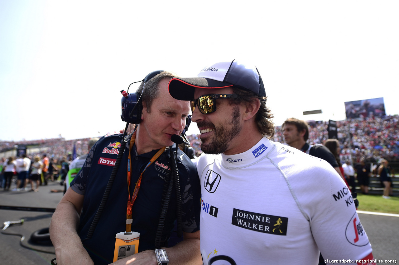 GP UNGHERIA, 24.07.2016 - Gara, Fernando Alonso (ESP) McLaren Honda MP4-31