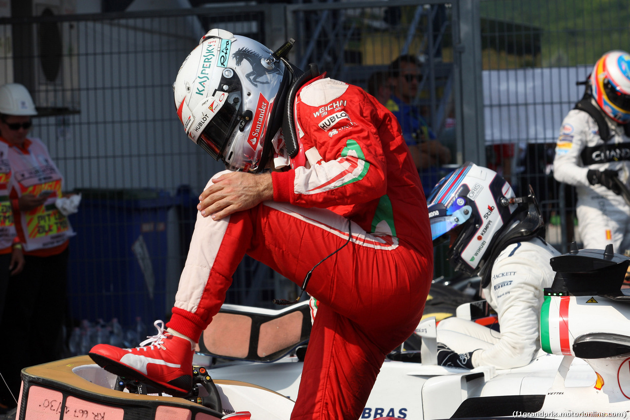 GP UNGHERIA, 24.07.2016 - Gara, Sebastian Vettel (GER) Ferrari SF16-H