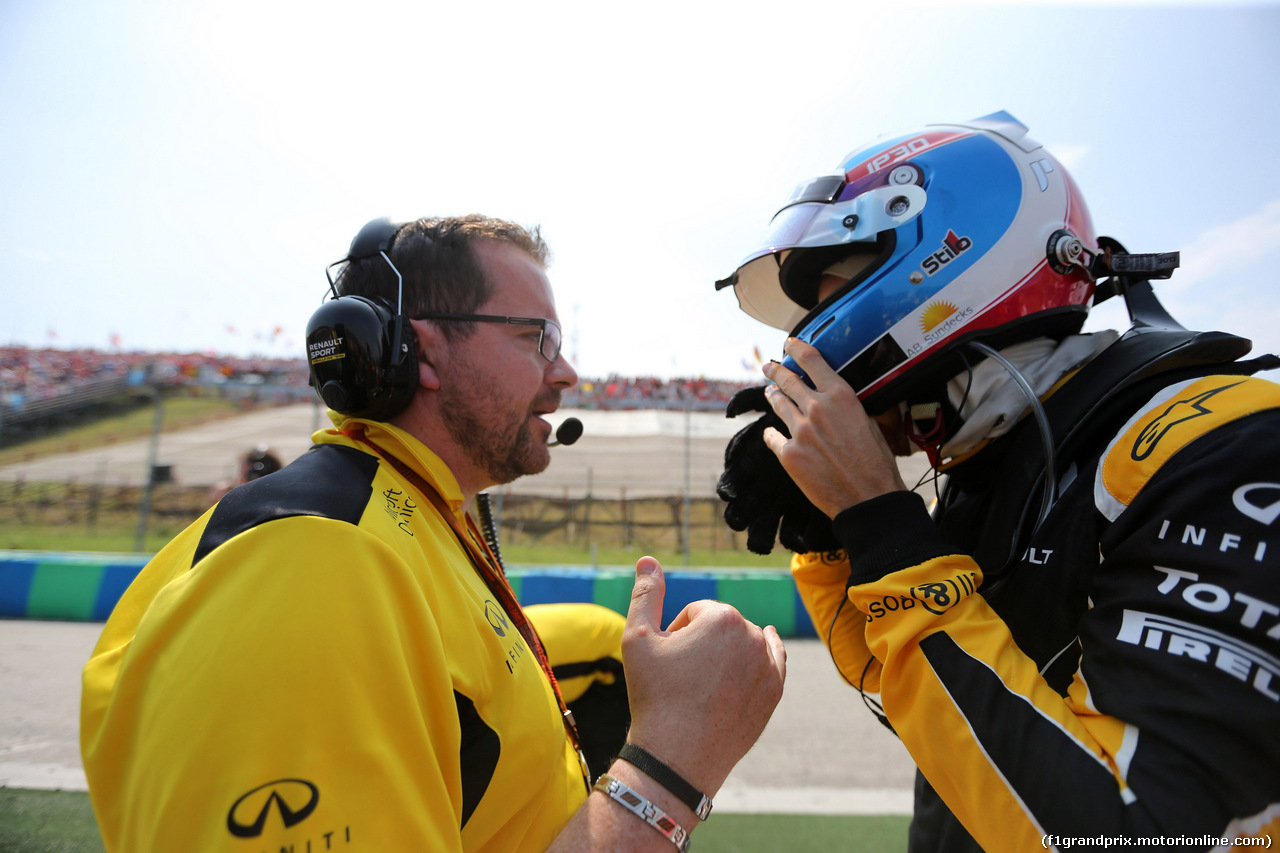 GP UNGHERIA, 24.07.2016 - Gara, Jolyon Palmer (GBR) Renault Sport F1 Team RS16