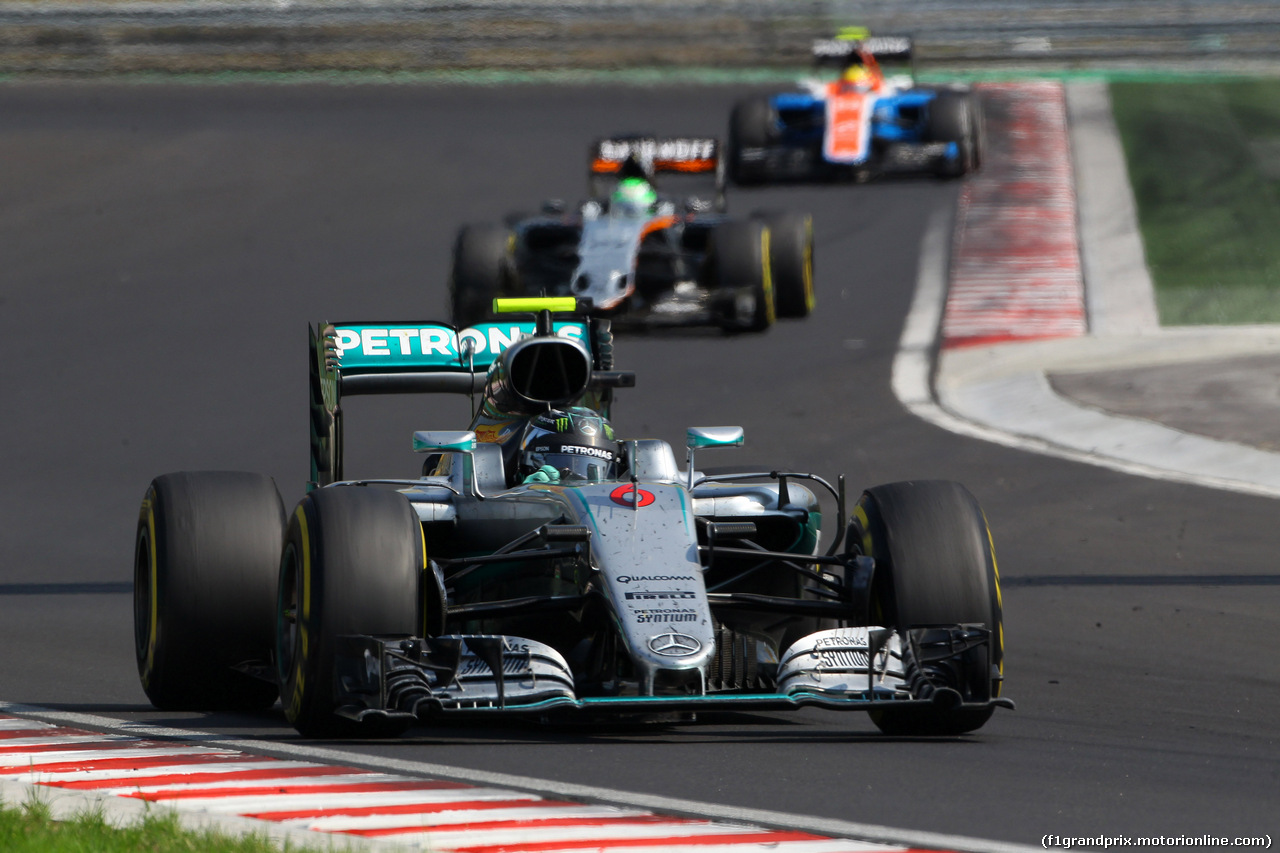 GP UNGHERIA, 24.07.2016 - Gara, Nico Rosberg (GER) Mercedes AMG F1 W07 Hybrid